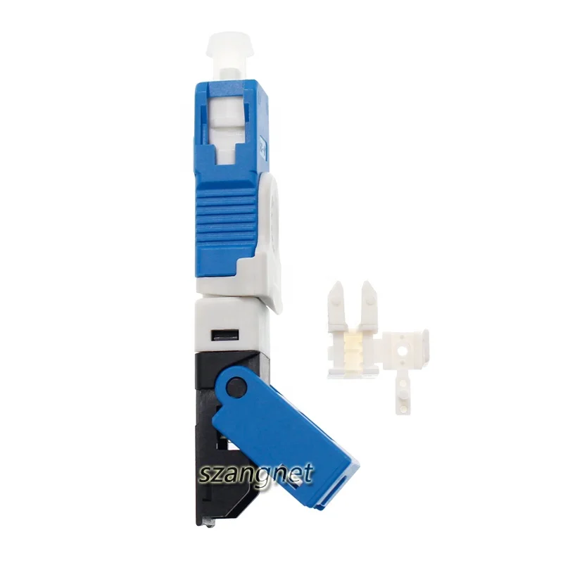 Mechanical Fiber Optic Connector Field Installable SC Connector for FTTH Drop Cable