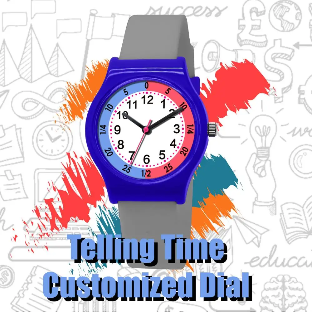 Armbanduhr Hot Sale Promotional Custom Silicone Strap Quartz Hand Watch Gifts For Kid Children Quartz Watch