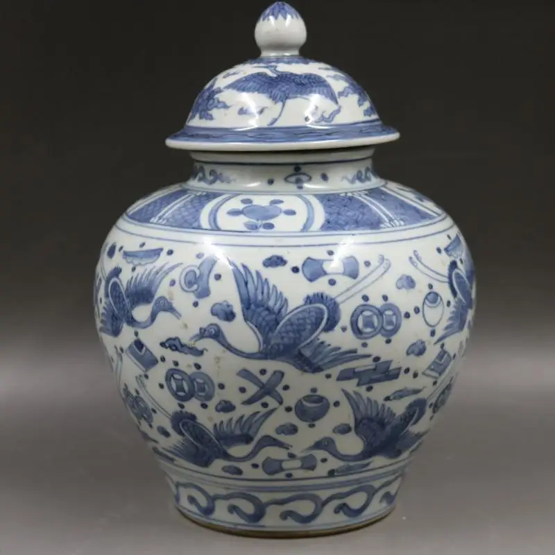 High quality chinese porcelain antique chinese temple food jar wholesale ceramic cookie jars