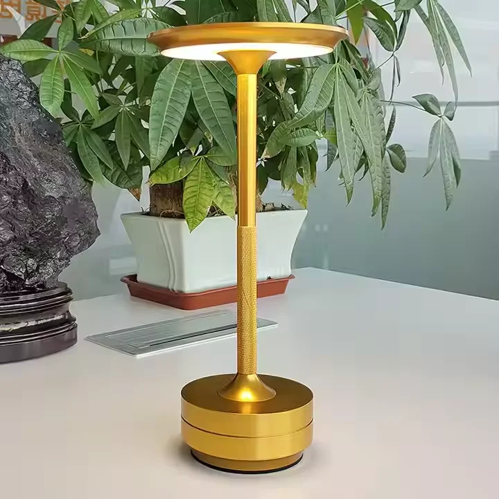 Rechargeable Cordless Table Lamps Portable 5000mAh Battery Table Light 3 Color Stepless Dimming LED Table Light