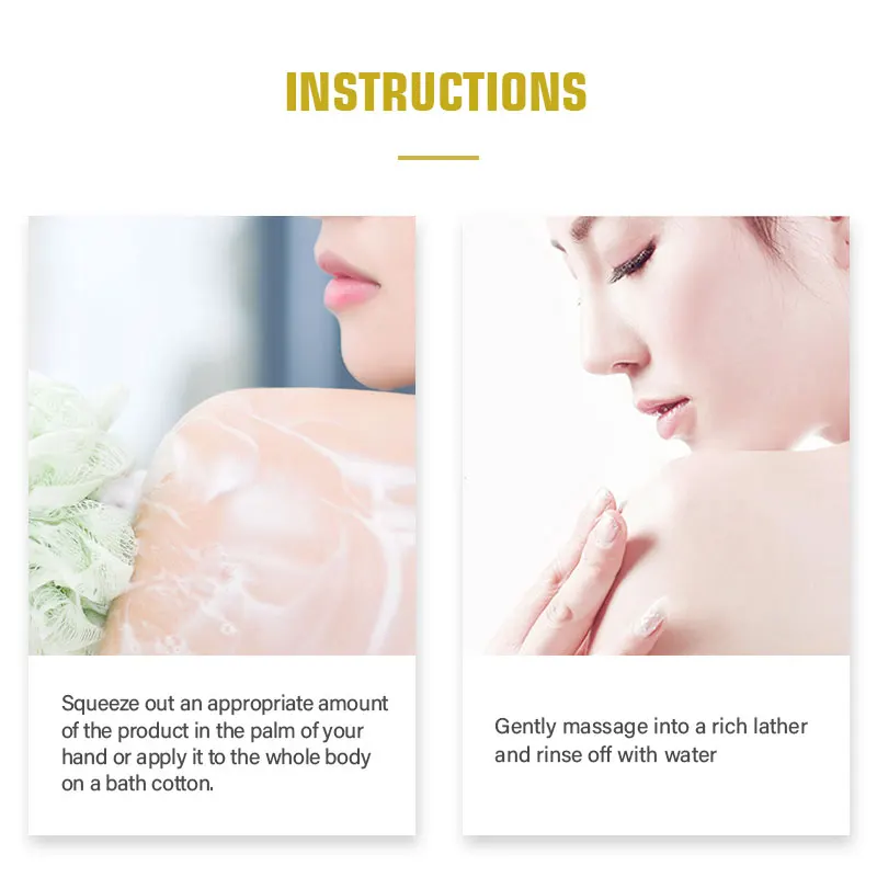 Deep Cleaning Lightening Body bath foam moisturizing skin Body Care Bath oil Firming Repair Dry Skin Nourishing shower gel