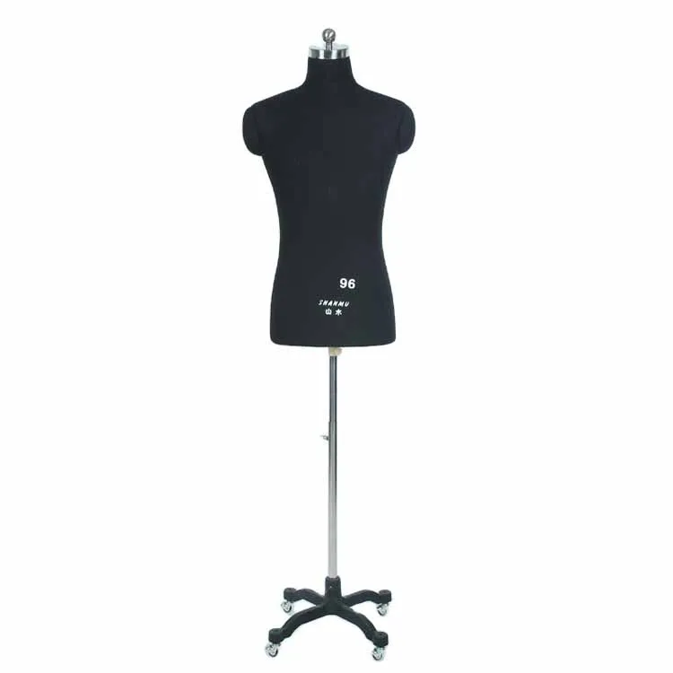Plus size pin-in foam upper body with magnet shoulder dummy adjustable male tailoring mannequin for dressmaker