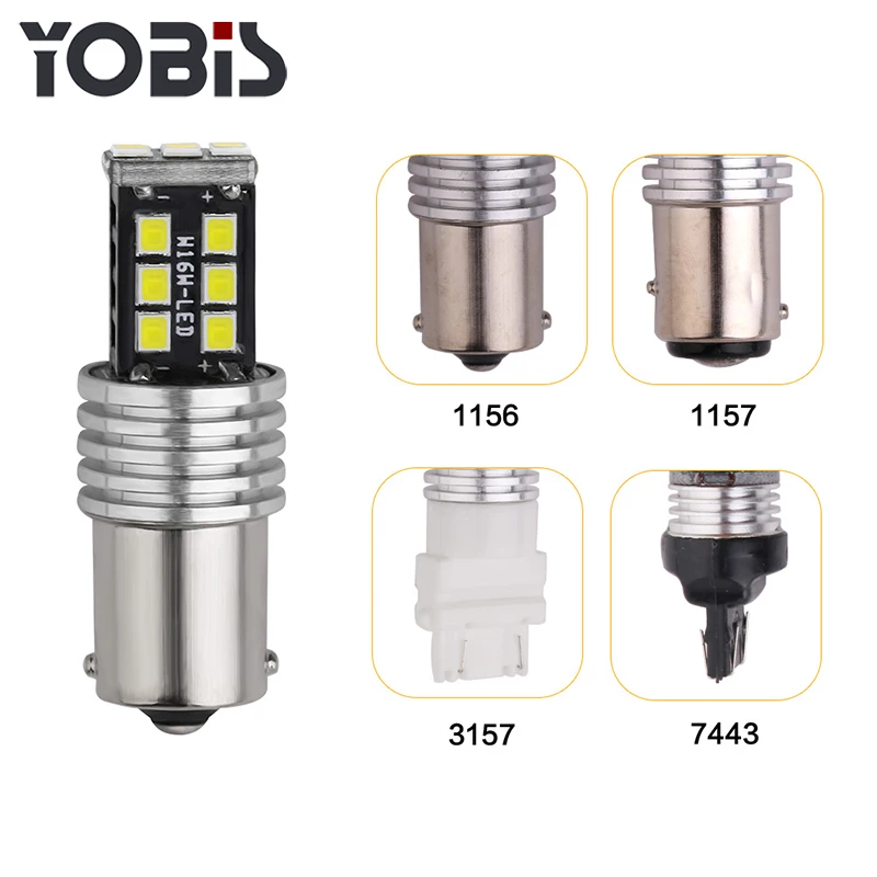 YOBIS T20 7443 canbus led 2835 15SMD DRL Автомобильные светодиодные сигналы поворота для