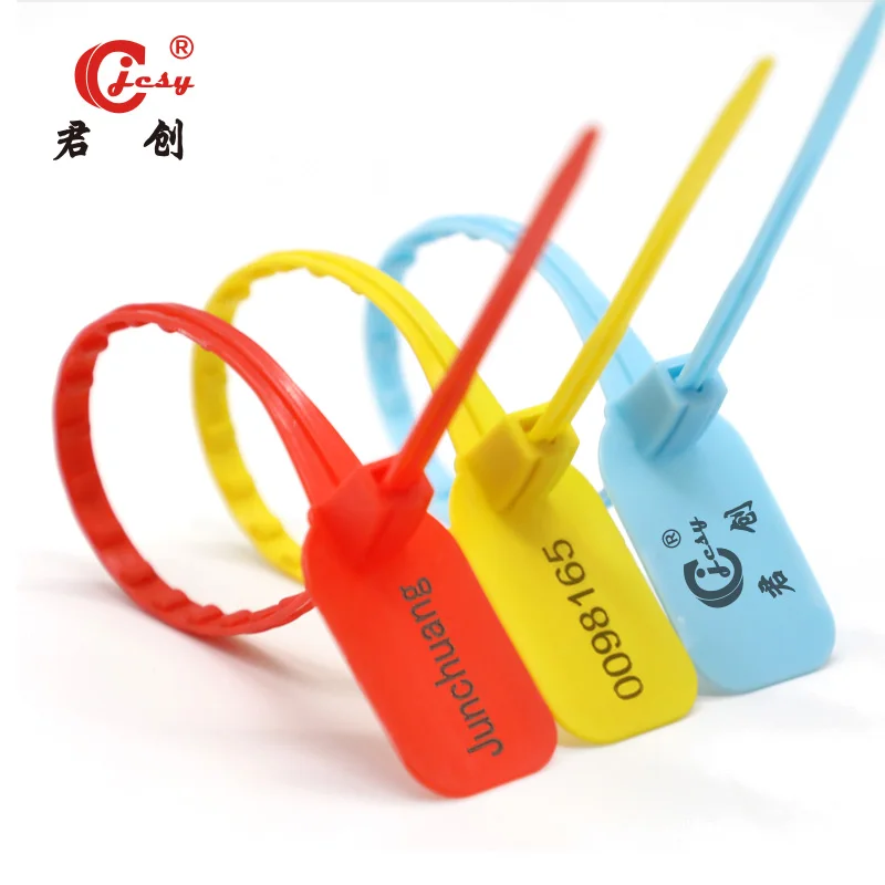 JCPS119 plastic container hot seal plastic security seals plastic strap seal