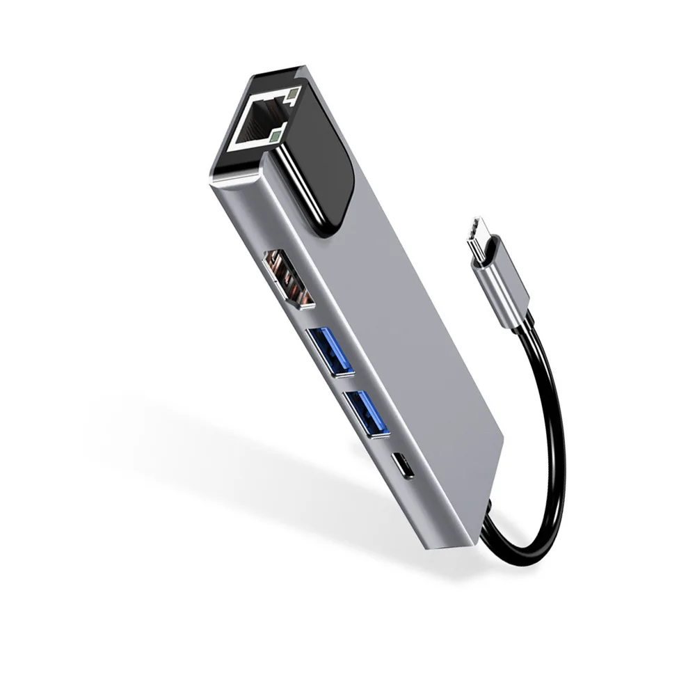 Type-c док-станция USB type-c для hd usb hub-сетевая карта TYPE-C gigabit карты