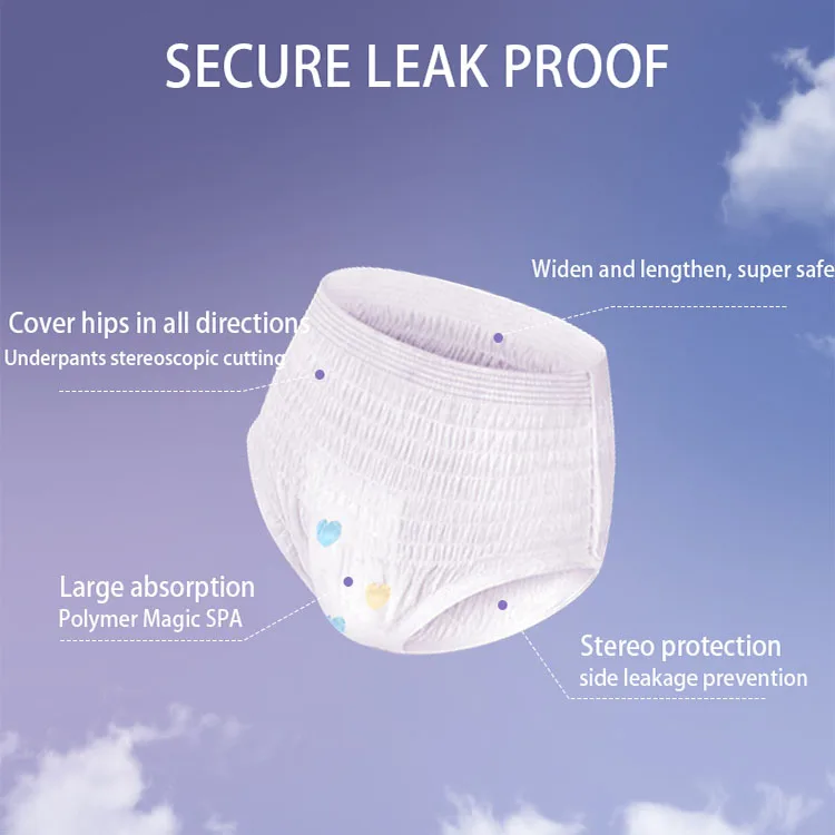  Premium soft disposable ladies sanitary napkins panty with menstrual