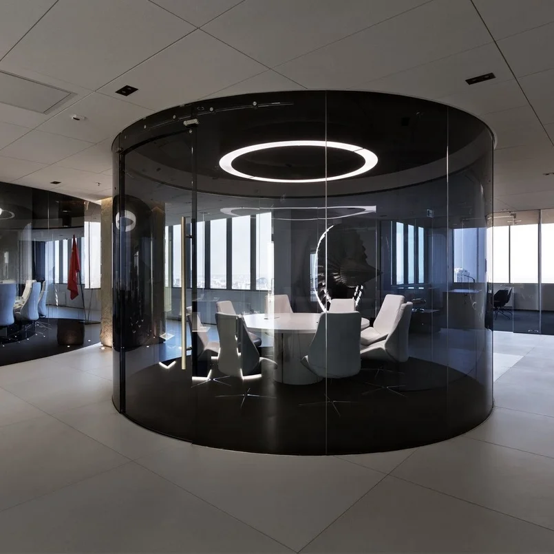 
HLINEAR LC4060-4040mm Glod/Silver Round Led Pendant Light Ceilling Lamp Linear Lighting Fixture Aluminum Profile With PC Diffuse 