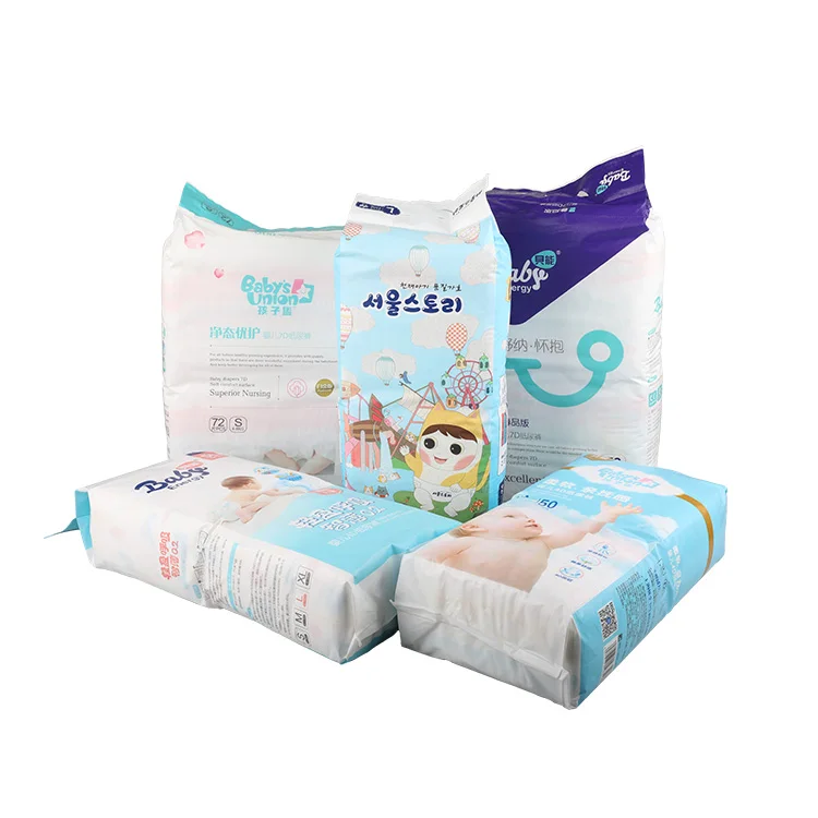 Free Sample FSC GMPC CE ISO13485 BSCI BIODEGRADABLE production line diaper cloth pants pull up A grade softcare diapers for baby