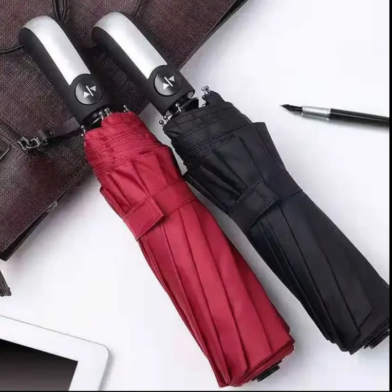 Customized Travel Advertising Windproof Sun Fully Automatic Openfolding Business Umbrella CLASSIC Bicycles for Adults Easy Carry