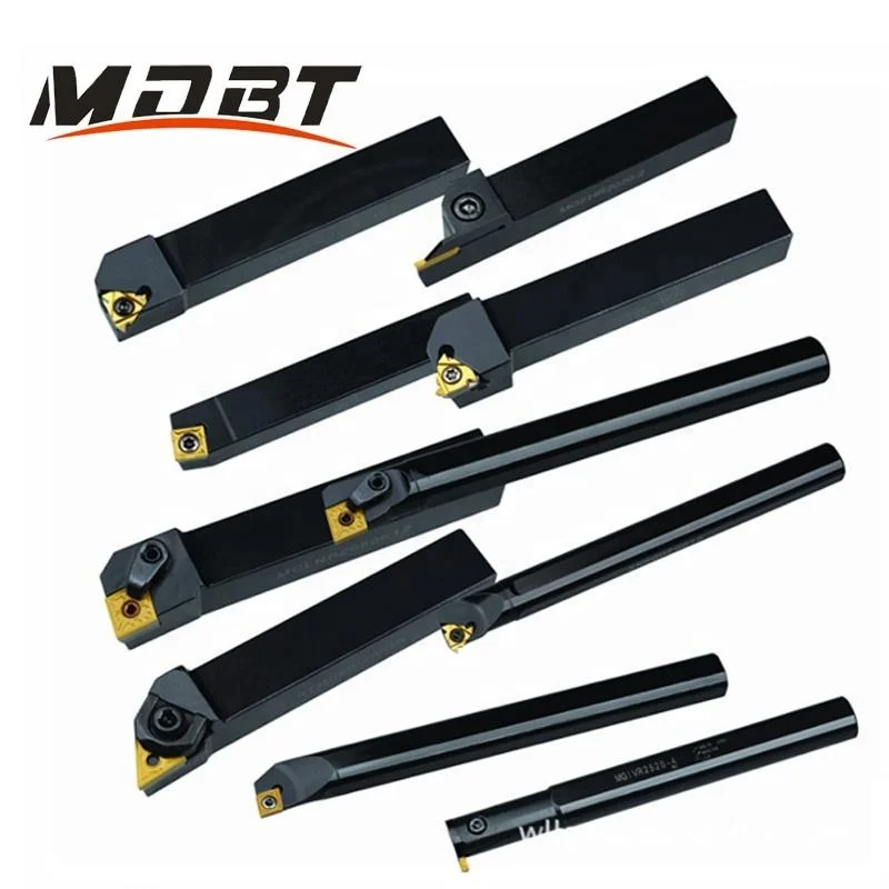 Factory Wholesale Lathe Indexable CNC Tool Holder External Turning Set with Different carbide turning inserts
