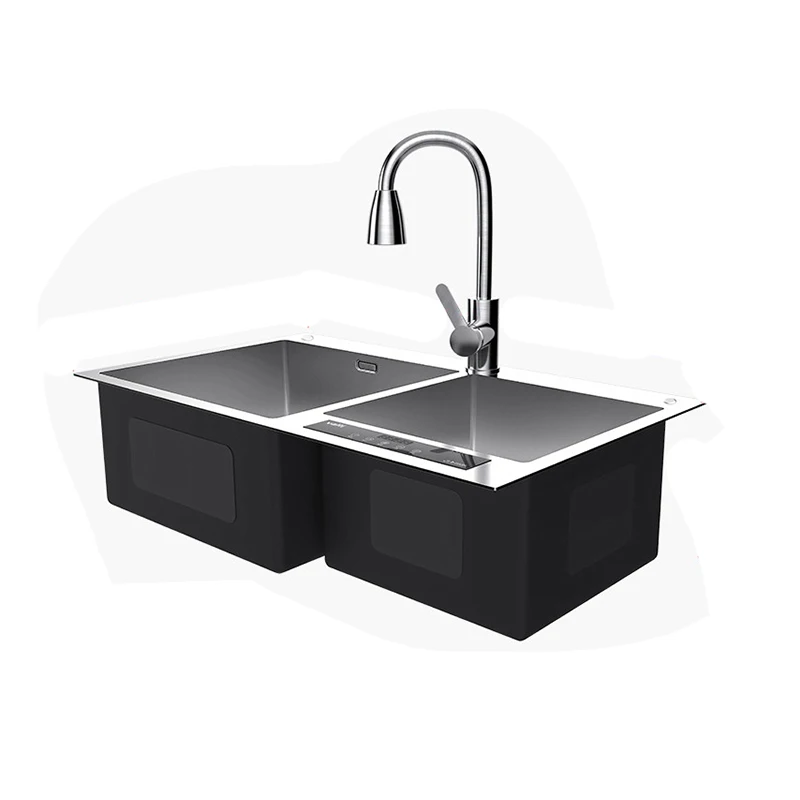 304 Stainless Steel Hand-made Sink Dishwasher with Purified and Ultrasonic Function