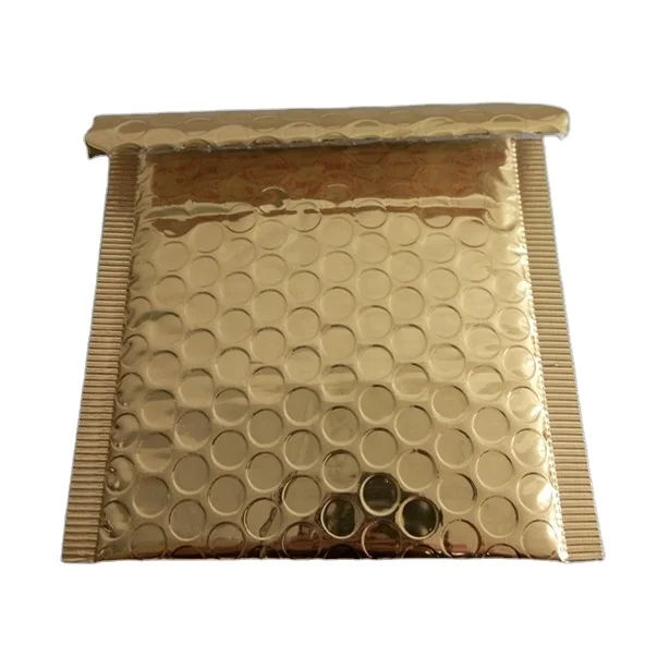 Антибликовая алюминиевая фольга на одной стороне пузырьковая термоизоляция металлический пузырьковый Конверт Сумка/конверт