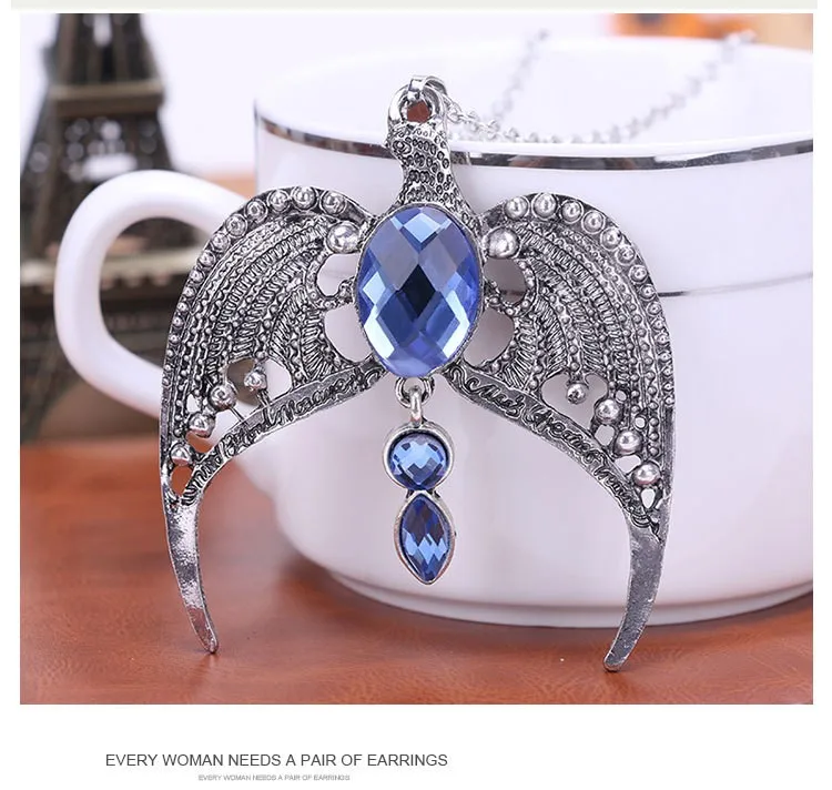Christmas Gift Halloween Cosplay Jewelry Deathly Hallows Rings Golden Snitch Timer Turner Pendant Charms Necklace