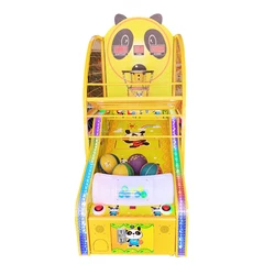 Children Playground Amusement Games Led Kids Shooter Arcade Coin Operated Basketball Game Machine For Sale