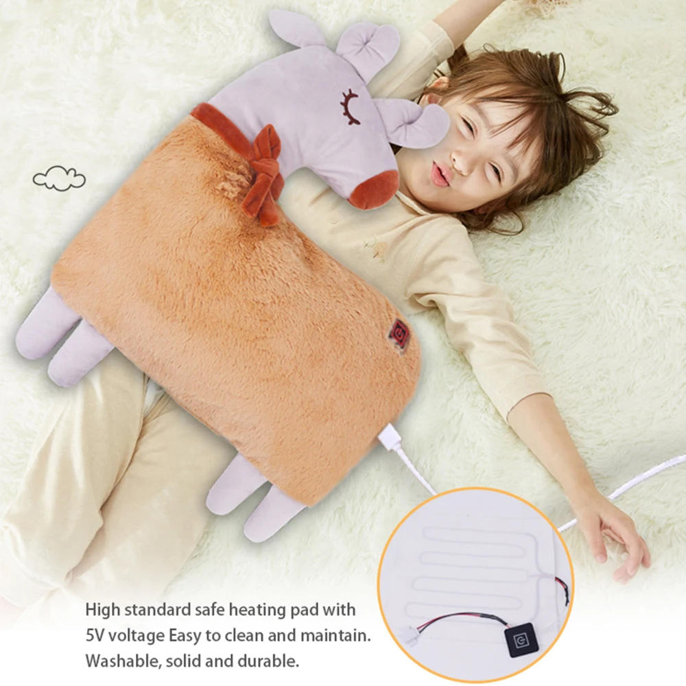 USB electric heating  animal toy  for kids  warm