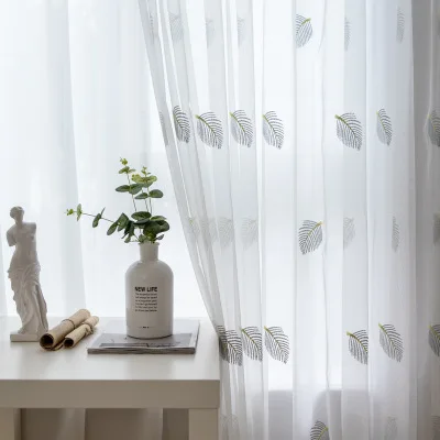 luxury readymade curtain voile--spun polyester high twist sheer voile fabric for scarf curtin