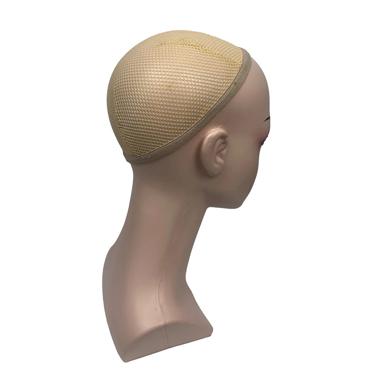 Female Human Hair Head Mannequin Plastic Material Model With Shoulder Wigs Display