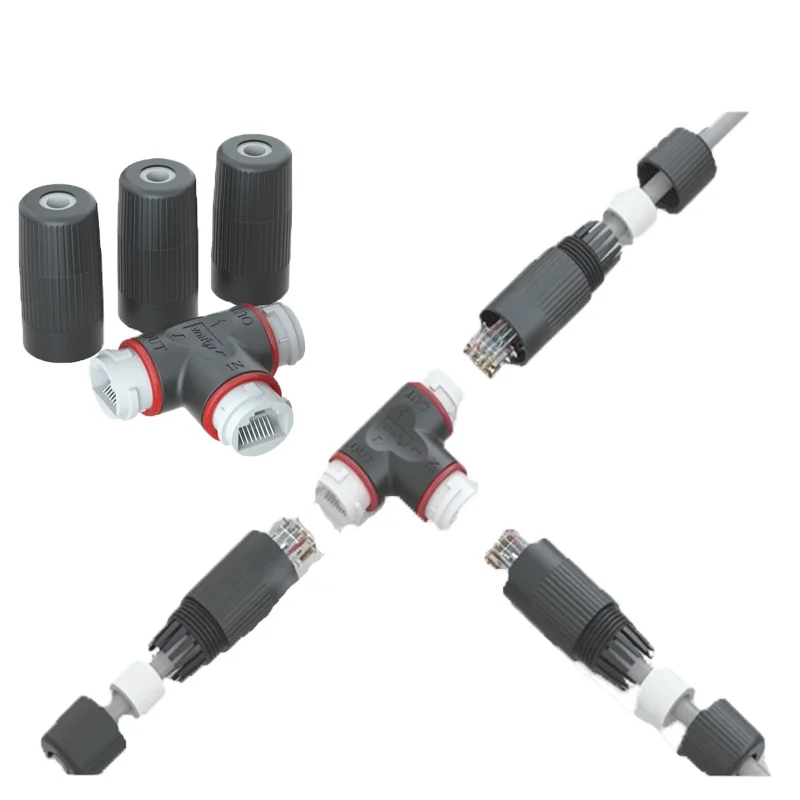 Ethernet Network Cat5e UTP Modular 8P8C Male Plug RJ45 Connectors