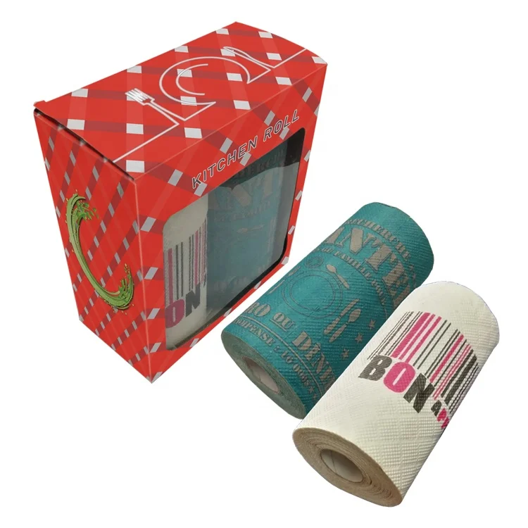 Damon-Tissue Disposable Custom Printed Paper Novelty Kitchen Towels