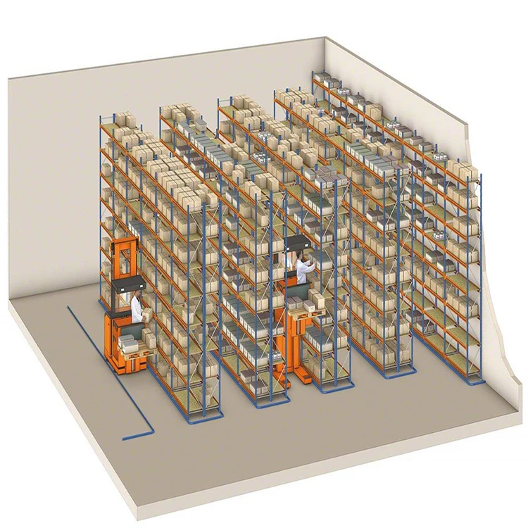 Очень узкий проход (VNA) система стеллажей для Малайзии