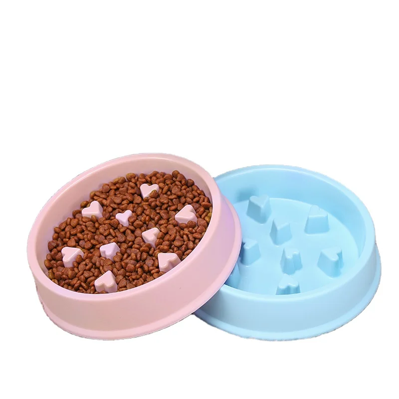 Factory Direct Collapsible Pet Slow Food Feeding Bowl Pet Feeder Dog And Cat Bowl