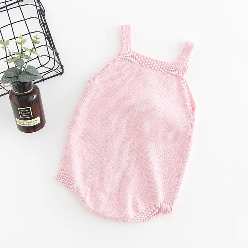 
Wholesale Cute Knit Latest Fashion Infant Baby Girls 3D Rompers For New Born 