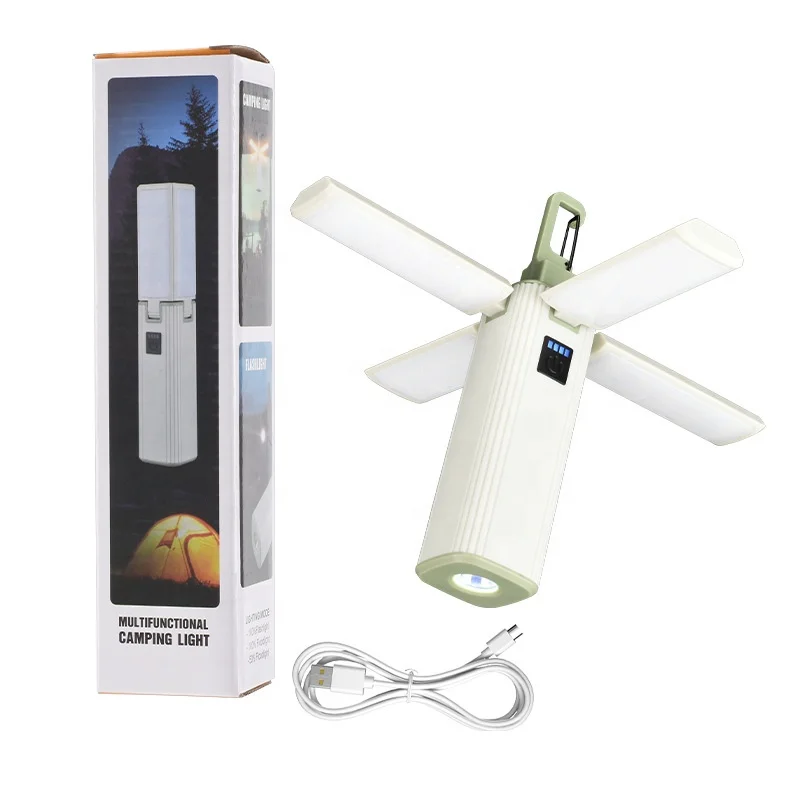 TAIKOO Multifunctional camping light  Rechargeable Camping Lanterns Freefolding Panel Tent lamp for Camping, Emergency,Hiking