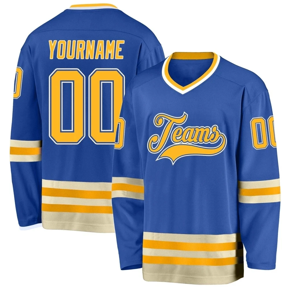 As your choice wholesale cheap team hockey jerseys polyester personalized sublimated your name/number ice hockey wear jersey