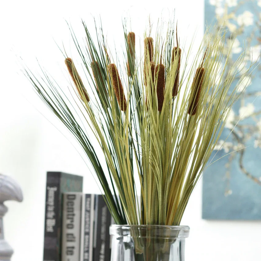 Cheersee faux fake silk tree leaves brances stems artificial eucalyputs leaves plants for home decor