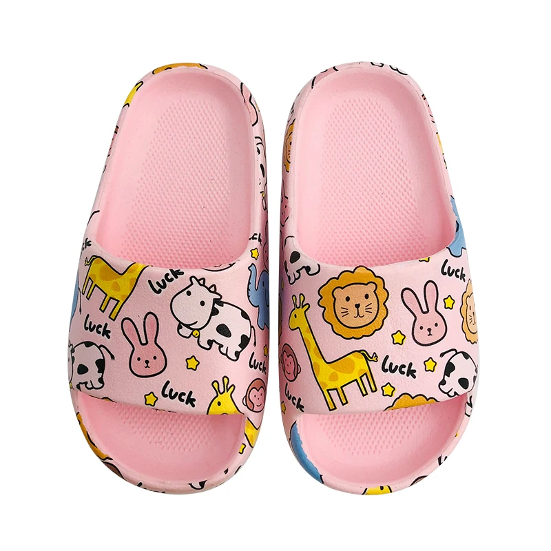 Great Value High Quality Cartoon New Orange Slides Unisex Fashion Indoor Slippers Baby Slippers