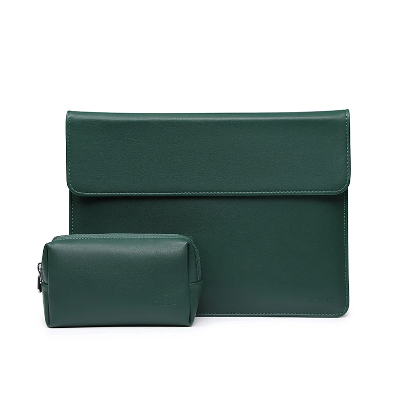 Large Stock RTS Dropshipping  Premium PU Leather Case Cover Protector with Adaptor Bag for Microsoft Surface Pro X 7 6 5 4 Go2