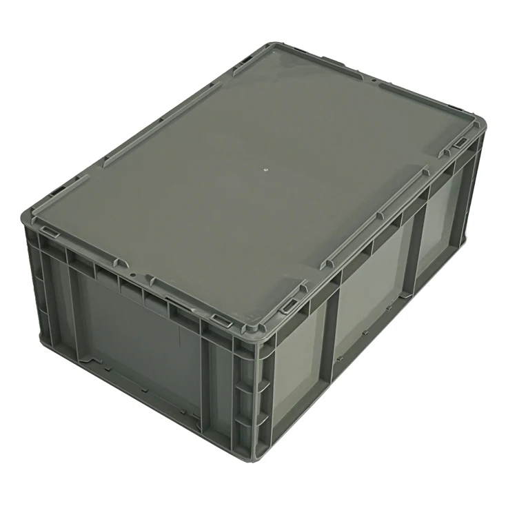 Large Size Stackable Moving Container Euro Standard Plastic Box For Workshop Use