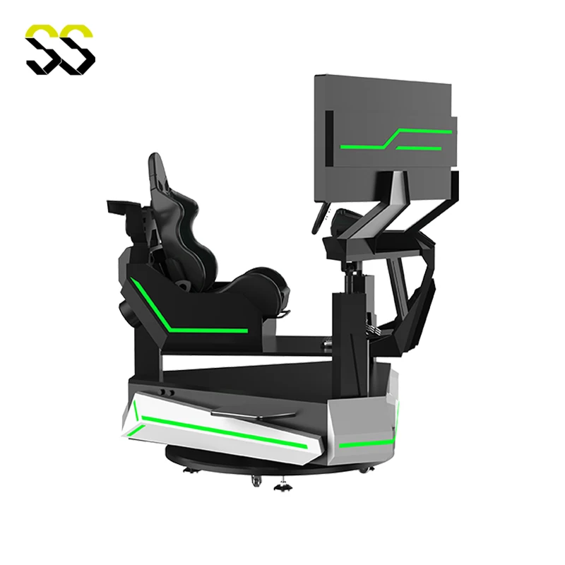 Three Axis Racing Car Virtual Reality VR Simulator Indoor/Outdoor Metal Car Driving/Racing for Home School or Mall Use