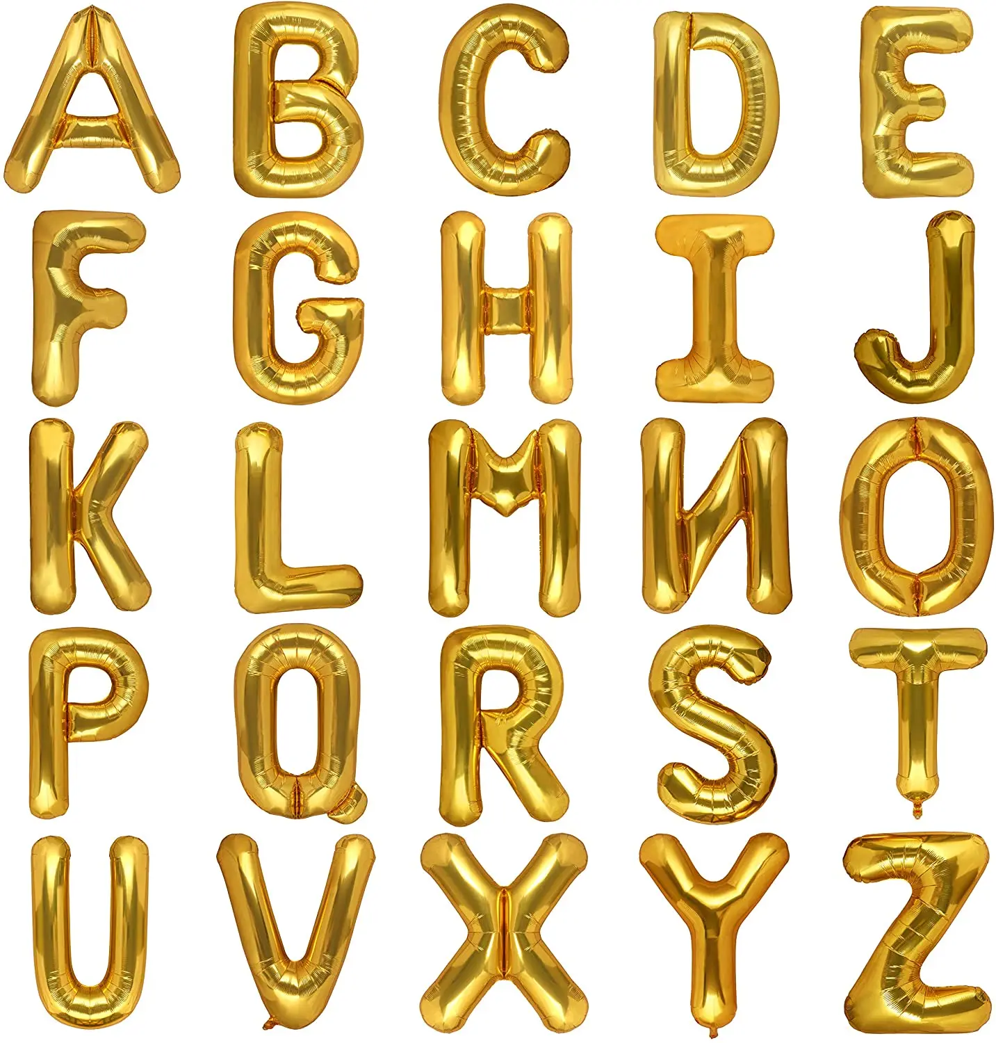 
Gold Alphabet cheap helium Letter Aluminium Foil Balloon For Decoration 