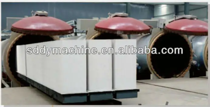 Donyue long service life autoclave aerated concrete sand block and panel plant and equipment AAC production line China supplier
