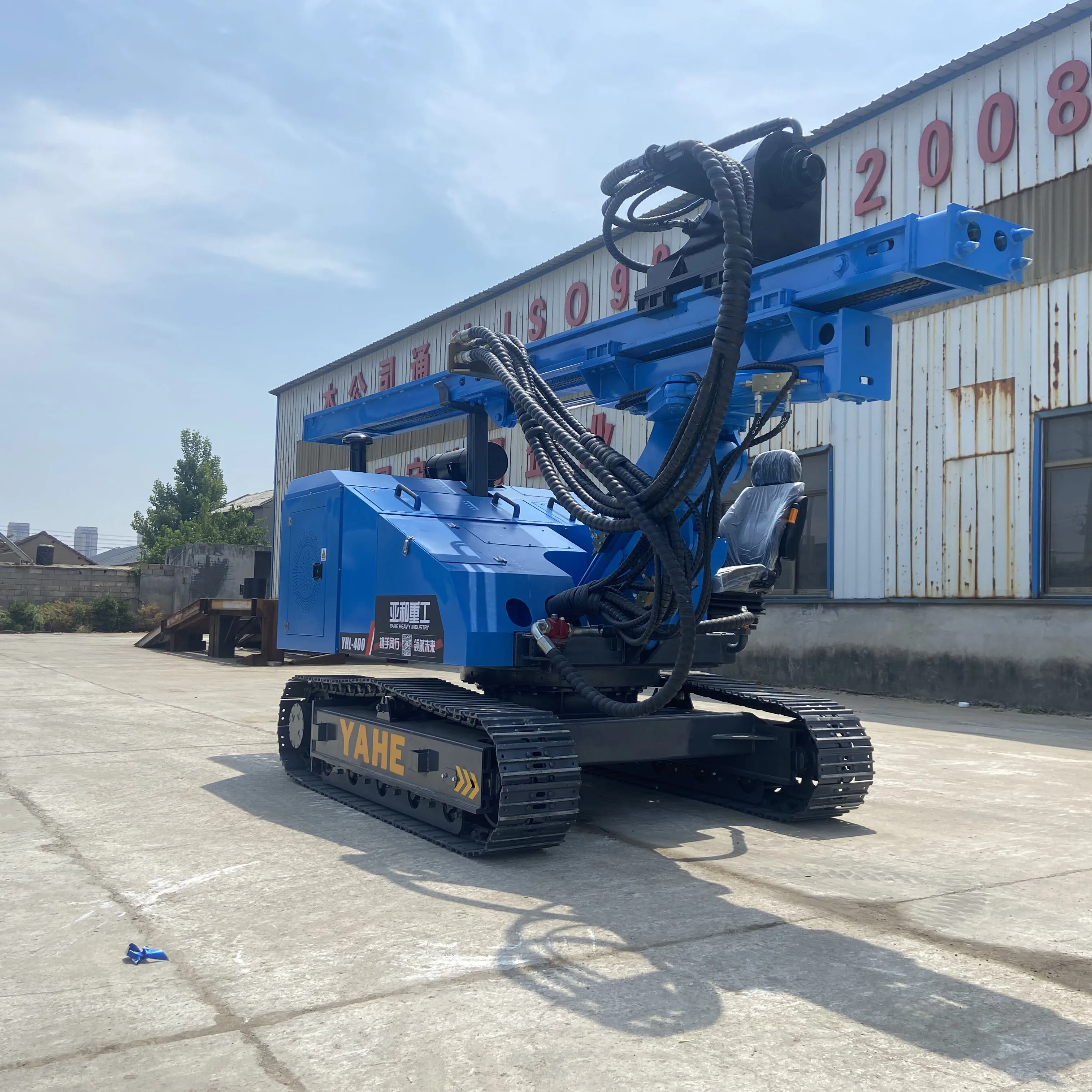 Electrical and hydraulic integration Rotary excavator Piling machinery sheet pile driver