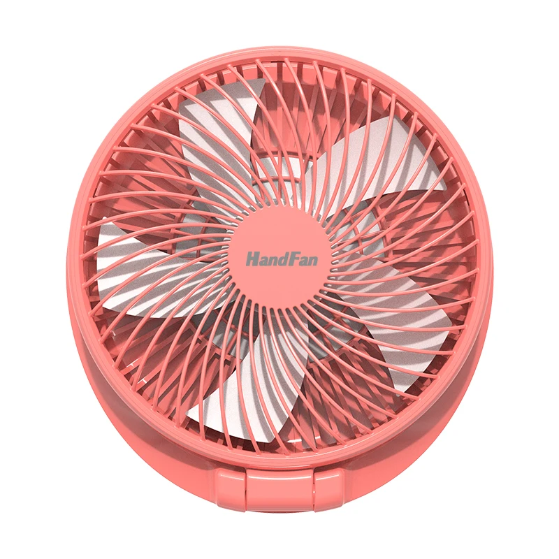New Product Type-C Input LED Night Lamp Detachable Foldable Portable Rechargeable Table Fan
