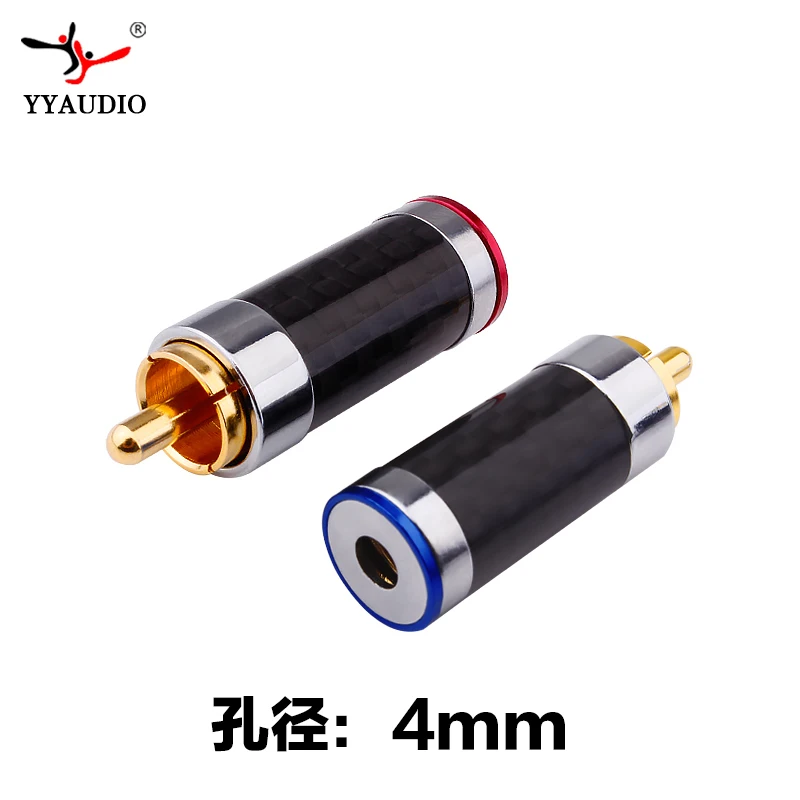 Оптовая продажа HIFI аудио и видео разъем RCA YYAUDIO сделай сам латунь чистая медь