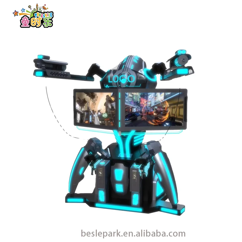 Besirui Newest 9D VR game shooting arcade shooting game vr shooting for the game center