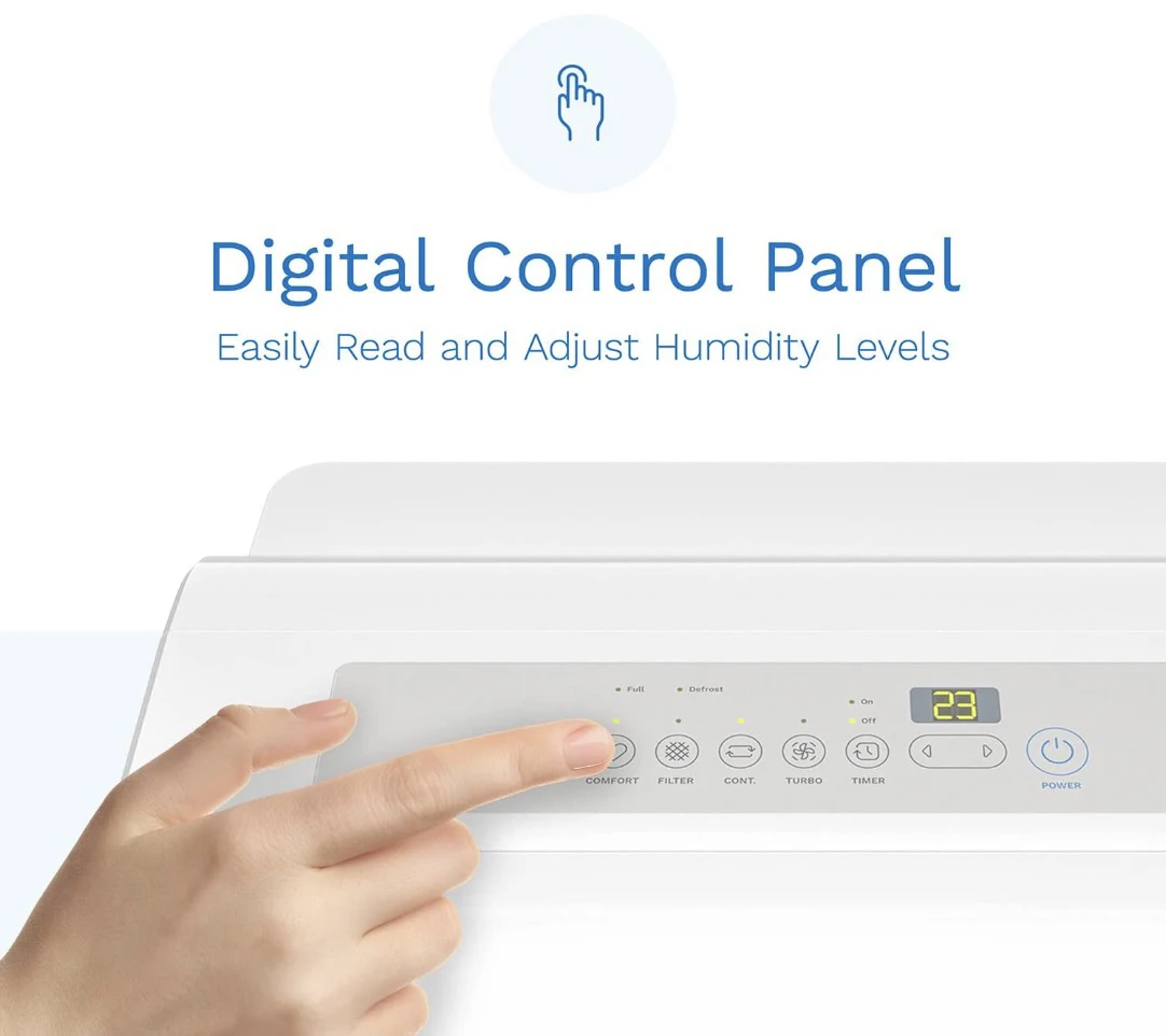 Midea 220V 110V Automatic Defrost Air Purify Function Home Room Air Dry Portable 25L  Dehumidifier 50pints China Stock Homeuse