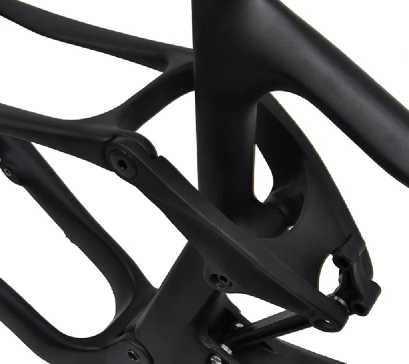 Dengfu E05 Full Suspension Electric Mountain Bike Carbon Fiber Frame for Bafang M500/M560/M600 Motor