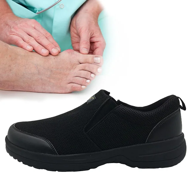 Jieju S16 Wide Shoes Stock Orthopedic Woman Shoes For Men Orthopaedic Diabetic Shoes Women