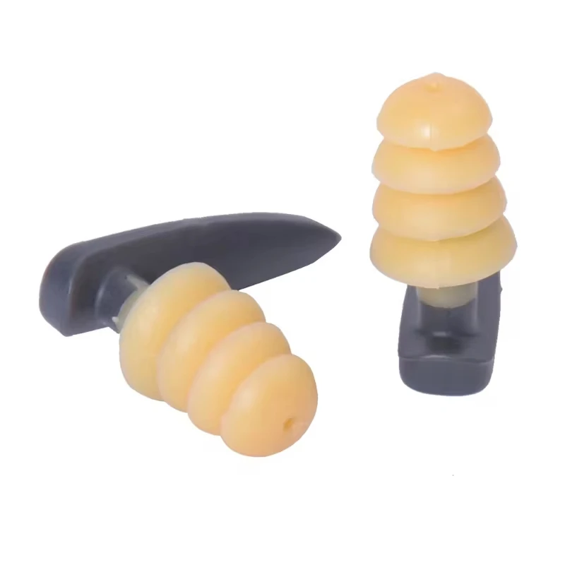 Silicone Swimming Ear Plugs Waterproof Noise Cancelling Reusable Earplugs Drop Shipping