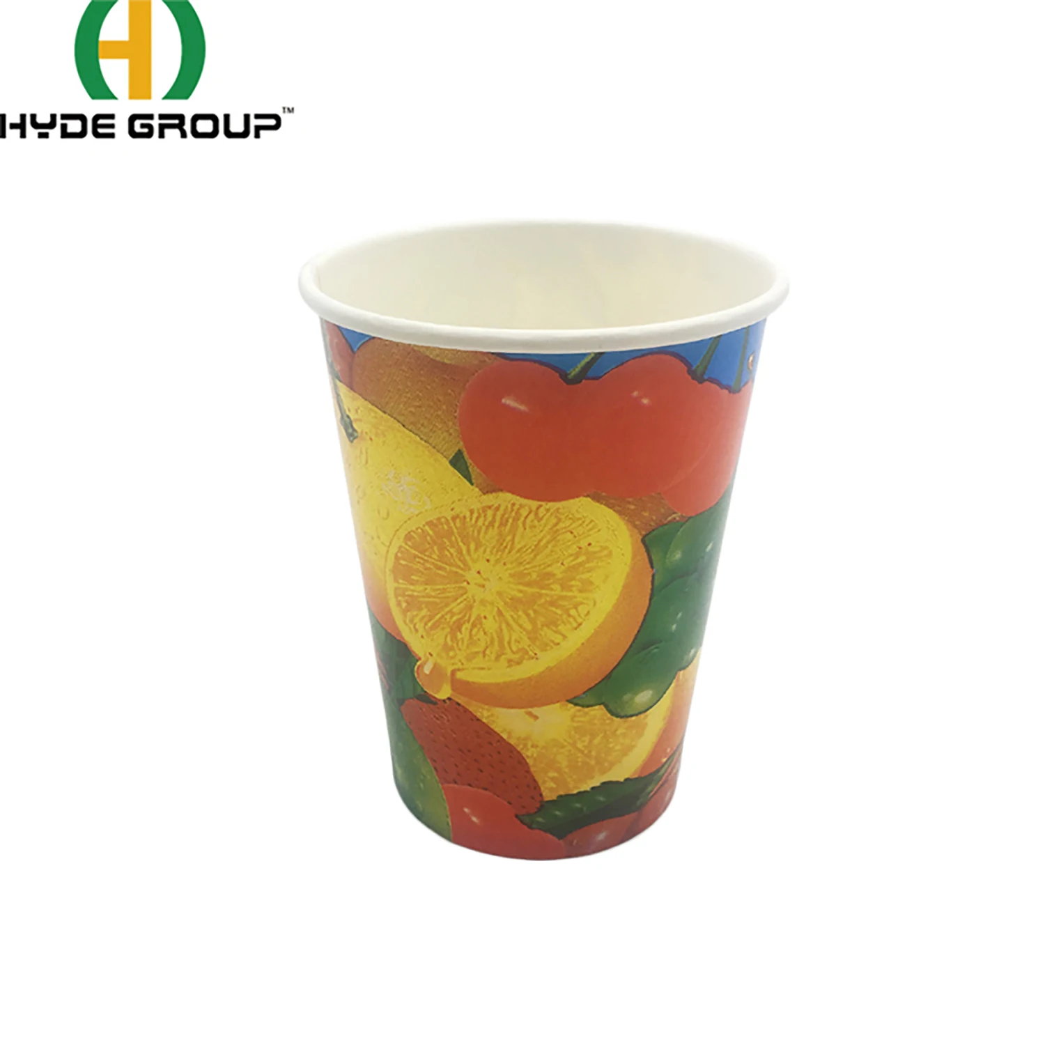 Бумажные стаканчики для холодных напитков 9 унций с пластиковыми крышками однослойные Пищевые