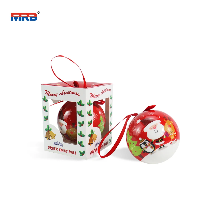 Christmas Themed Design Interesting and Distinctive DIY creativity Gift packing christmas ball Kids toy hanging christmas ball