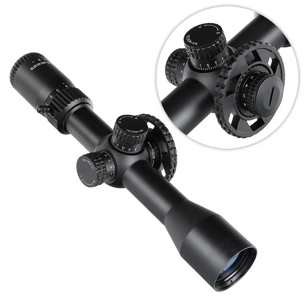 Ohhunt OEM FFP 4-14x40 SFIR оптический прицел с боковым фокусом большим маховиком 30 мм тактический охотничий