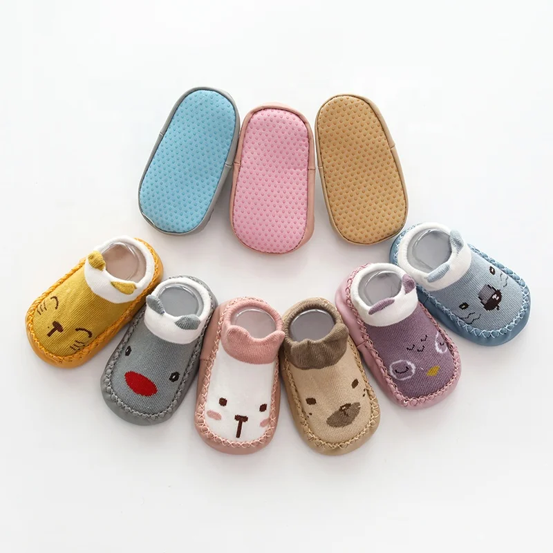 
High-quality Factory Baby Girl Cartoon Socks Shoes Newborn Boy Socks Shoes 