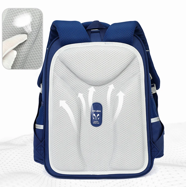 Cartoon Doughnuts Backpack Spinal Protective Boys Girls Pupil School Bag