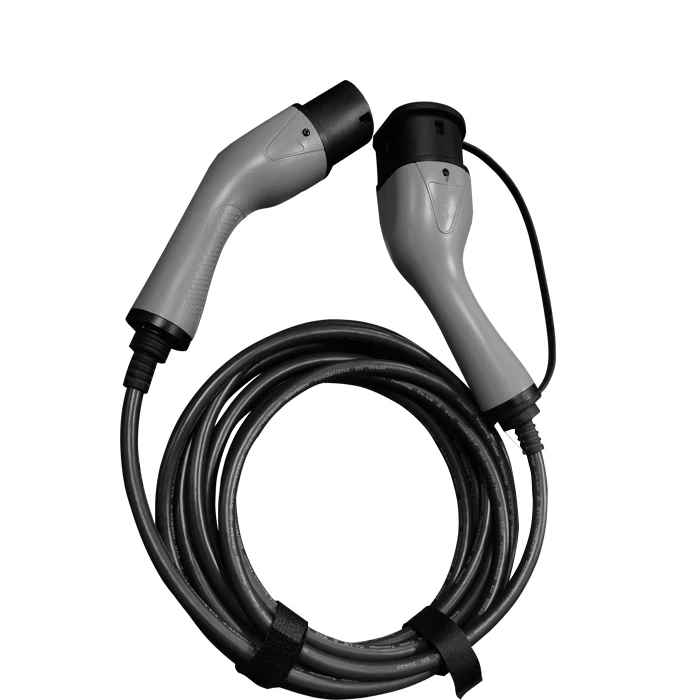 EU Standard Plug Type 2  32A Three Phase EV Charging Cables For Electric Vehicles