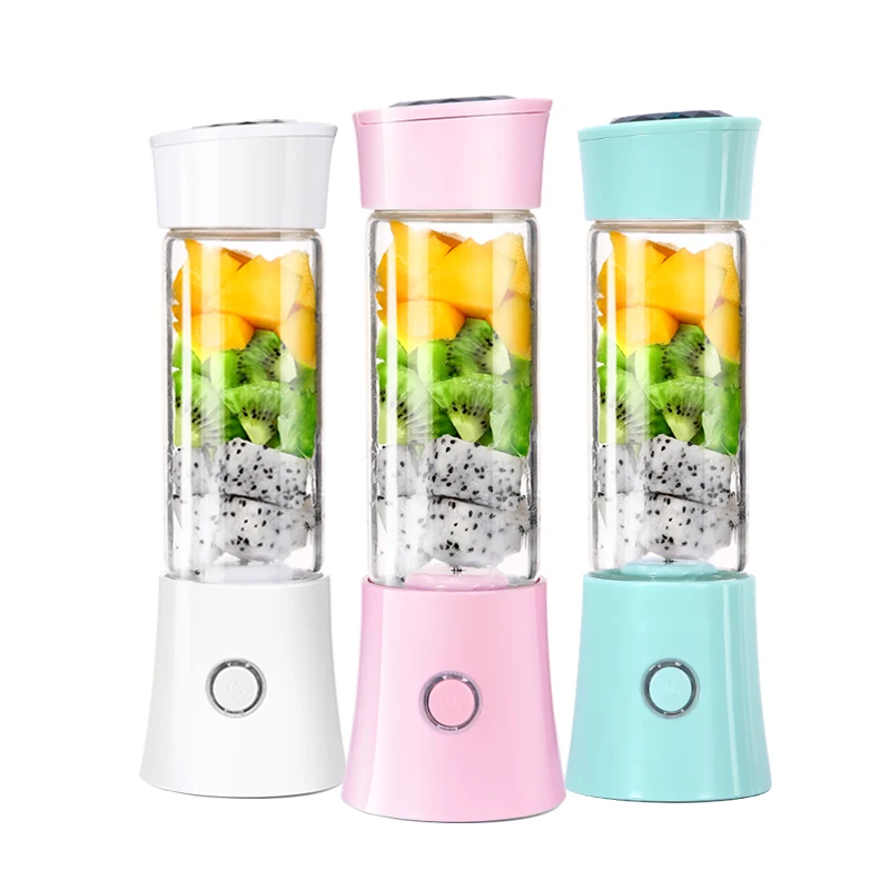 480ML high quality mixeur licuadora portatil Mini Home safe 4400mAh 6 Blades low noise Usb Rechargeable portable Juicer Blender